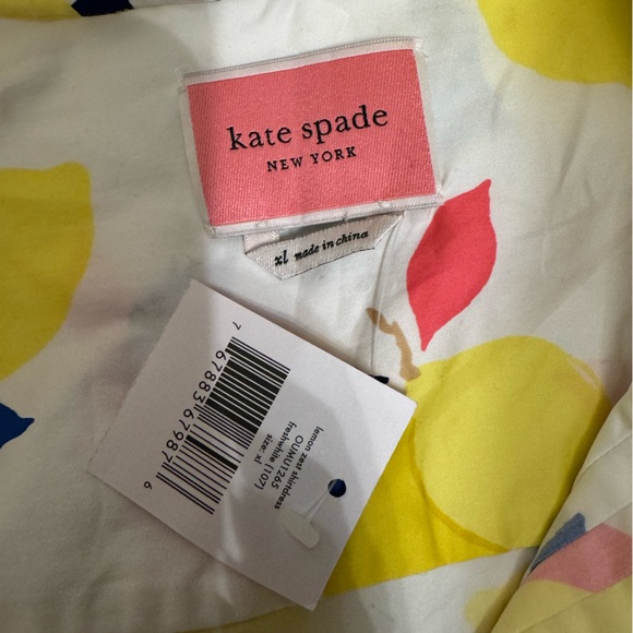 NWT Kate Spade women’s summer cotton fit & flare lemon dress size XL - Picture 10 of 12